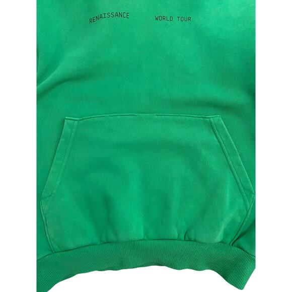Beyoncé Renaissance World Tour 2023 Hoodie Small Green Sweatshirt Official Merch - Picture 9 of 14